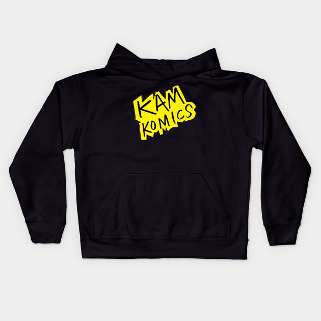 Kam Komics_art shrit Kids Hoodie by Kam Komics 